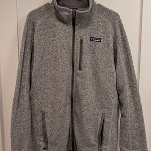 Patagonia Heather Gray Better Sweater Full Zip Jacket